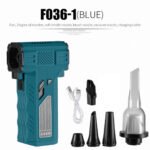 ⁦Souffleur Turbo et Aspirateur Portable F036-1 avec Accessoires - منفاخ ومكنسة الهواء التوربينية المحمولة (2 في 1)⁩ - الصورة ⁦4⁩