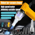 ⁦Souffleur Turbo et Aspirateur Portable F036-1 avec Accessoires - منفاخ ومكنسة الهواء التوربينية المحمولة (2 في 1)⁩ - الصورة ⁦5⁩