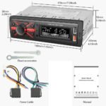 ⁦Autoradio MP3 Multimedia Player 1 DIN Bluetooth - جهاز راديو ومشغل وسائط السيارات مزود ببلوتوث⁩ - الصورة ⁦3⁩