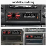 ⁦Autoradio MP3 Multimedia Player 1 DIN Bluetooth - جهاز راديو ومشغل وسائط السيارات مزود ببلوتوث⁩ - الصورة ⁦8⁩