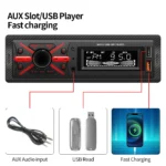 ⁦Autoradio MP3 Multimedia Player 1 DIN Bluetooth - جهاز راديو ومشغل وسائط السيارات مزود ببلوتوث⁩ - الصورة ⁦7⁩
