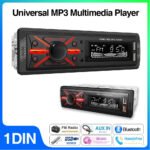 Autoradio MP3 Multimedia Player 1 DIN Bluetooth - جهاز راديو ومشغل وسائط السيارات مزود ببلوتوث