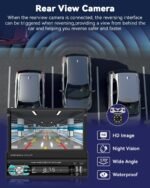 ⁦Autoradio Rétractable Tactile 7 Pouces Wireless CarPlay Android Auto 32+2GB - راديو السيارة الذكي بنظام أندرويد وشاشة 7 بوصة قابلة للطي⁩ - الصورة ⁦6⁩