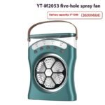 ⁦Ventilateur Brumisateur de Bureau Portable USB avec Éclairage - مروحة المكتب الذكية برذاذ الماء والترطيب بـ 3 سرعات⁩ - الصورة ⁦11⁩