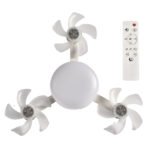 ⁦Ventilateur de Plafond LED Style Drone avec Télécommande - مصباح ومروحة السقف الذكية بتصميم درون⁩ - الصورة ⁦8⁩