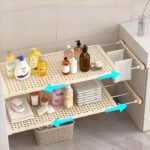 Étagère de placard mural extensible tuyau télescopique 1Pcs - رف خزانة حائط قابل للتمديد مزود بأنبوب تلسكوبي