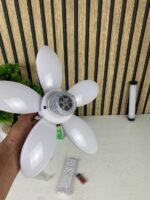 ⁦Ventilateur de Plafond Lumineux à Douille avec Télécommande - مروحة السقف الذكية 2 في 1 مع إضاءة قوية بقاعدة⁩ - الصورة ⁦2⁩