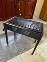 ⁦Grand Barbecue Portable Rectangulaire en acier inoxydable – شواية حجم كبير⁩ - الصورة ⁦2⁩