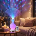 ⁦مصباح الألياف الضوئية الذكي RGB مع جهاز تحكم عن بُعد + موزّع عطور أنيق⁩ - الصورة ⁦8⁩