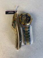 ⁦Montre Élégante avec Cadran en Calligraphie Arabe (3D Relief) - ساعة يد كلاسيكية بالخط العربي ثلاثي الأبعاد D⁩ - الصورة ⁦6⁩