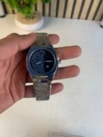 ⁦Montre Élégante avec Cadran en Calligraphie Arabe (3D Relief) - ساعة يد كلاسيكية بالخط العربي ثلاثي الأبعاد D⁩ - الصورة ⁦4⁩
