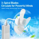 ⁦Mini Ventilateur USB Pliable à 360° Ultra-Portable - مروحة صغيرة قابلة للطي بزاوية 360 درجة⁩ - الصورة ⁦7⁩
