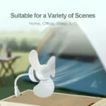 ⁦Mini Ventilateur USB Pliable à 360° Ultra-Portable - مروحة صغيرة قابلة للطي بزاوية 360 درجة⁩ - الصورة ⁦4⁩