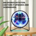 ⁦Ventilateur de Bureau LED avec Affichage de l'Heure et de la Température - مروحة المكتب الذكية بعرض الوقت ودرجة الحرارة⁩ - الصورة ⁦8⁩
