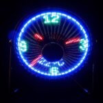⁦Ventilateur de Bureau LED avec Affichage de l'Heure et de la Température - مروحة المكتب الذكية بعرض الوقت ودرجة الحرارة⁩ - الصورة ⁦10⁩