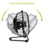 ⁦Ventilateur de Bureau LED avec Affichage de l'Heure et de la Température - مروحة المكتب الذكية بعرض الوقت ودرجة الحرارة⁩ - الصورة ⁦14⁩