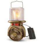 ⁦Lanterne et Ventilateur de Camping Solaire Rechargeable - فانوس ومروحة التخييم بالطاقة الشمسية 2 في 1⁩ - الصورة ⁦8⁩