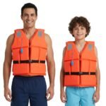 ⁦Gilet de Sauvetage Professionnel Haute Flottabilité avec Sifflet - سترة نجاة احترافية عالية الطفو للأطفال والكبار⁩ - الصورة ⁦5⁩