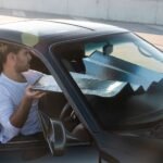 ⁦Pare-soleil Réflecteur pour Pare-brise de Voiture - مظلة الزجاج الأمامي العاكسة والواقية من الحرارة⁩ - الصورة ⁦4⁩