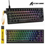 Clavier Gaming Magnétique ATTACK SHARK X68HE 60% avec Rapid Trigger et 8000Hz - لوحة مفاتيح المغناطيسية