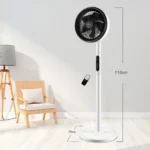 ⁦Ventilateur sur Pied Silencieux avec Télécommande et Hauteur Réglable - مروحة عمودية صامتة مع ريموت كنترول⁩ - الصورة ⁦2⁩