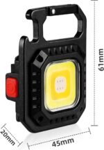 ⁦Mini Lampe de Poche COB LED Portable Rechargeable avec Trépied - مصباح متعدد الوظائف مع حامل⁩ - الصورة ⁦5⁩