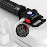 ⁦Mini Lampe de Poche COB LED Portable Rechargeable avec Trépied - مصباح متعدد الوظائف مع حامل⁩ - الصورة ⁦3⁩
