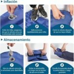 ⁦Matelas de Camping Gonflable Portable - فراش التخييم الهوائي القابل للنفخ بالقدم مع وسادة مدمجة⁩ - الصورة ⁦10⁩