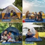 ⁦Matelas de Camping Gonflable Portable - فراش التخييم الهوائي القابل للنفخ بالقدم مع وسادة مدمجة⁩ - الصورة ⁦5⁩