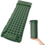 ⁦Matelas de Camping Gonflable Portable - فراش التخييم الهوائي القابل للنفخ بالقدم مع وسادة مدمجة⁩ - الصورة ⁦4⁩