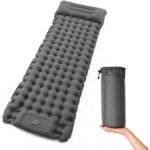 ⁦Matelas de Camping Gonflable Portable - فراش التخييم الهوائي القابل للنفخ بالقدم مع وسادة مدمجة⁩ - الصورة ⁦3⁩