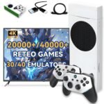 Console Game Stick Retro 4K M88 avec 30000+ Jeux et 2 Manettes Sans Fil - جهاز ألعاب الفيديو ريترو