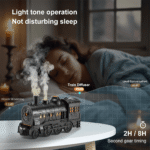 Diffuseur d'Huiles Essentielles en Forme de Train Humidificateur Ultrasonique - موزع روائح بتصميم القطار سعة 300 مل