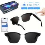 Lunettes Connectées F60 de Traduction IA et Audio Open-Ear Bluetooth 5.4 - نظارات المترجم الذكية بالذكاء الاصطناعي