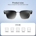 ⁦Lunettes Connectées F60 de Traduction IA et Audio Open-Ear Bluetooth 5.4 - نظارات المترجم الذكية بالذكاء الاصطناعي⁩ - الصورة ⁦6⁩