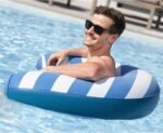 ⁦Siège de Piscine Gonflable Bestway Confort Luxueux avec Surface Velours - مقعد المسبح الفاخر بسطح مخملي وشبكة تبريد⁩ - الصورة ⁦6⁩