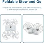 ⁦Ventilateur de Plafond Lumineux Design Drone E27 avec Télécommande - مروحة إضاءة ذكية بتصميم طائرة درون مع يد تحكم⁩ - الصورة ⁦4⁩