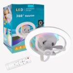 ⁦Ventilateur de Plafond Lumineux E27 avec Éclairage RGB et Télécommande - مروحة السقف الذكية إضاءة ملونة مع ريموت⁩ - الصورة ⁦12⁩