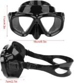 ⁦Kit de Snorkeling Masque en Verre Trempé Anti-Fuite et Tuba Flexible Grand Diamètre - طقم قناع الغوص أنبوب تنفس مرن⁩ - الصورة ⁦3⁩