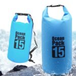 ⁦Sac Étanche Ocean Pack Dry Bag 15L Haute Résistance avec Double Bretelles - حقيبة مقاومة للماء بالكامل بسعة 15 لتر⁩ - الصورة ⁦4⁩