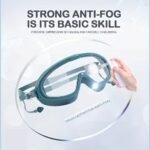 ⁦Lunettes de Natation Anti-Buée et Protection UV400 - نظارات سباحة احترافية مضادة للضباب والأشعة فوق البنفسجية برؤية 180درجة⁩ - الصورة ⁦4⁩