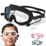 Lunettes de Natation Anti-Buée et Protection UV400 - نظارات سباحة احترافية مضادة للضباب والأشعة فوق البنفسجية برؤية 180درجة