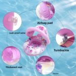 ⁦Bouée de natation gonflable pour bébé avec toit V2 - عوامة أطفال مع مظلة⁩ - الصورة ⁦2⁩