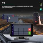 ⁦Écran Autoradio Portable 7P Tactile - CarPlay et Android Auto - شاشة السيارة الذكية المحمولة 7 بوصة تدعم كربلاي وأندرويد أوتو⁩ - الصورة ⁦8⁩