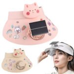 Casquette Anti-Chaleur avec Ventilateur Solaire et Rechargeable USB - قبعة التبريد الشمسية الذكية مع مروحة مدمجة قابلة للشحن