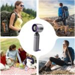 ⁦Mini Ventilateur Turbo Sans Pales - 100 Vitesses Réglables et Rechargeable USB - مروحة التوربو الذكية بدون شفرات مع 100 سرعة قابلة للتعديل⁩ - الصورة ⁦9⁩