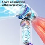 ⁦Mini Ventilateur Turbo Sans Pales - 100 Vitesses Réglables et Rechargeable USB - مروحة التوربو الذكية بدون شفرات مع 100 سرعة قابلة للتعديل⁩ - الصورة ⁦8⁩