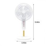 ⁦Mini Ventilateur de Bureau Portable USB - Ultra-Silencieux avec Batterie 1200mAh - مروحة المكتب اللاسلكية والمحمولة فائقة الهدوء بـ 3 سرعات⁩ - الصورة ⁦5⁩