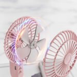 ⁦Mini Ventilateur de Bureau Portable USB - Ultra-Silencieux avec Batterie 1200mAh - مروحة المكتب اللاسلكية والمحمولة فائقة الهدوء بـ 3 سرعات⁩ - الصورة ⁦9⁩