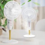 ⁦Mini Ventilateur de Bureau Portable USB - Ultra-Silencieux avec Batterie 1200mAh - مروحة المكتب اللاسلكية والمحمولة فائقة الهدوء بـ 3 سرعات⁩ - الصورة ⁦10⁩